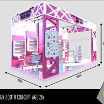design booth 3d age 20s