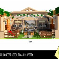 design booth 3d timah property